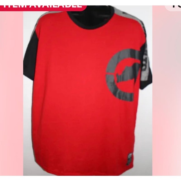 "Ecko Unltd Men's Black Red Short Sleeve T-Shirt - 2XL 169" - Picture 3 of 6